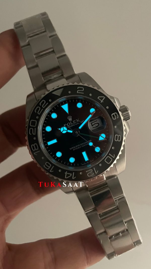 Rolex Bruce Wayne Gmt Master II 126710GRNR Oyster 40mm Replika Saat Rolex Bruce Wayne Gmt Master II 126710GRNR Oyster 40mm Replika Saat