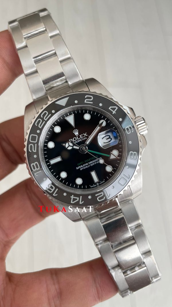 Rolex Bruce Wayne Gmt Master II 126710GRNR Oyster 40mm Replika Saat Rolex Bruce Wayne Gmt Master II 126710GRNR Oyster 40mm Replika Saat