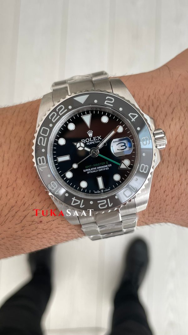Rolex Bruce Wayne Gmt Master II 126710GRNR Oyster 40mm Replika Saat Rolex Bruce Wayne Gmt Master II 126710GRNR Oyster 40mm Replika Saat