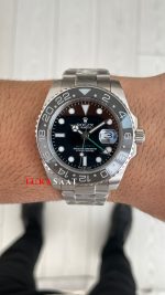 Rolex Bruce Wayne Gmt Master II 126710GRNR Oyster 40mm Replika Saat