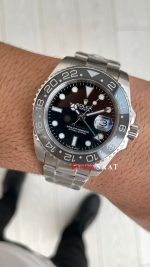 Rolex Bruce Wayne Gmt Master II 126710GRNR Oyster 40mm Replika Saat