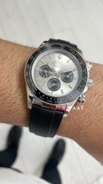 Rolex Cosmograph Daytona Ghost 126519LN Oysterflex Gri Kadran 40mm Replika Saat