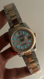 Rolex Datejust Beyaz 126233 Oyster Two Tone Gold 36mm Replika Saat