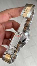 Rolex Datejust Beyaz 126233 Oyster Two Tone Gold 36mm Replika Saat