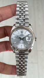 Rolex Datejust Beyaz 126334 Jubilee 41mm DD3235 V2 Super Klon Swiss ETA Saat AR Factory