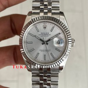 Rolex Datejust Beyaz 126334 Jubilee 41mm Replika Saat