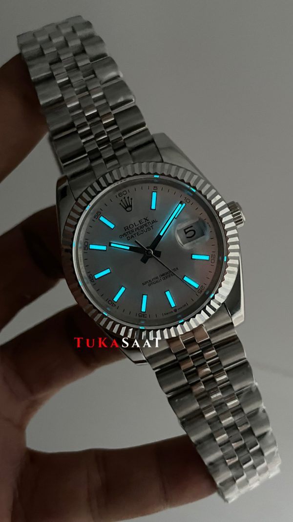Rolex Datejust Beyaz 126334 Jubilee 41mm Replika Saat
