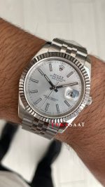 Rolex Datejust Beyaz 126334 Jubilee 41mm Replika Saat