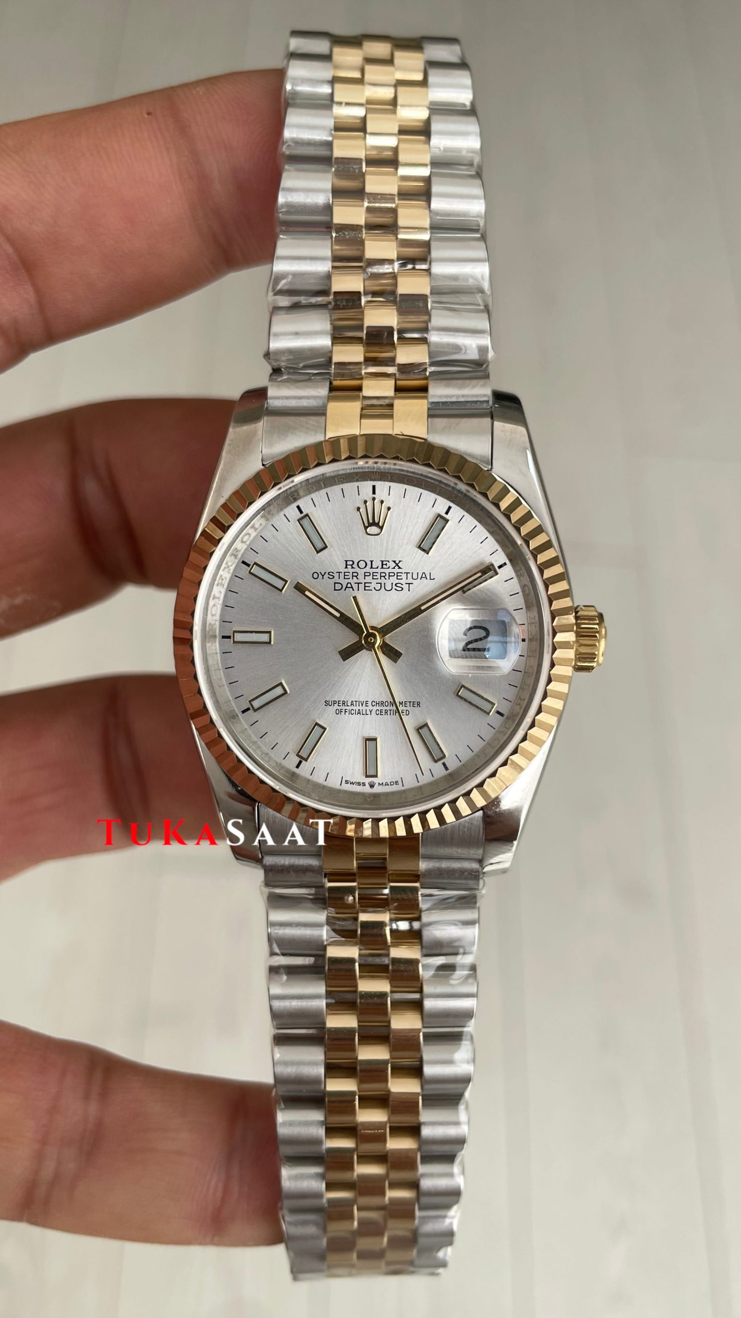Rolex Datejust Beyaz Kadran 126233 Jubilee Two Tone Gold 36mm Kadın Kol Saati Rolex Datejust Beyaz Kadran 126233 Jubilee Two Tone Gold 36mm Kadın Kol Saati