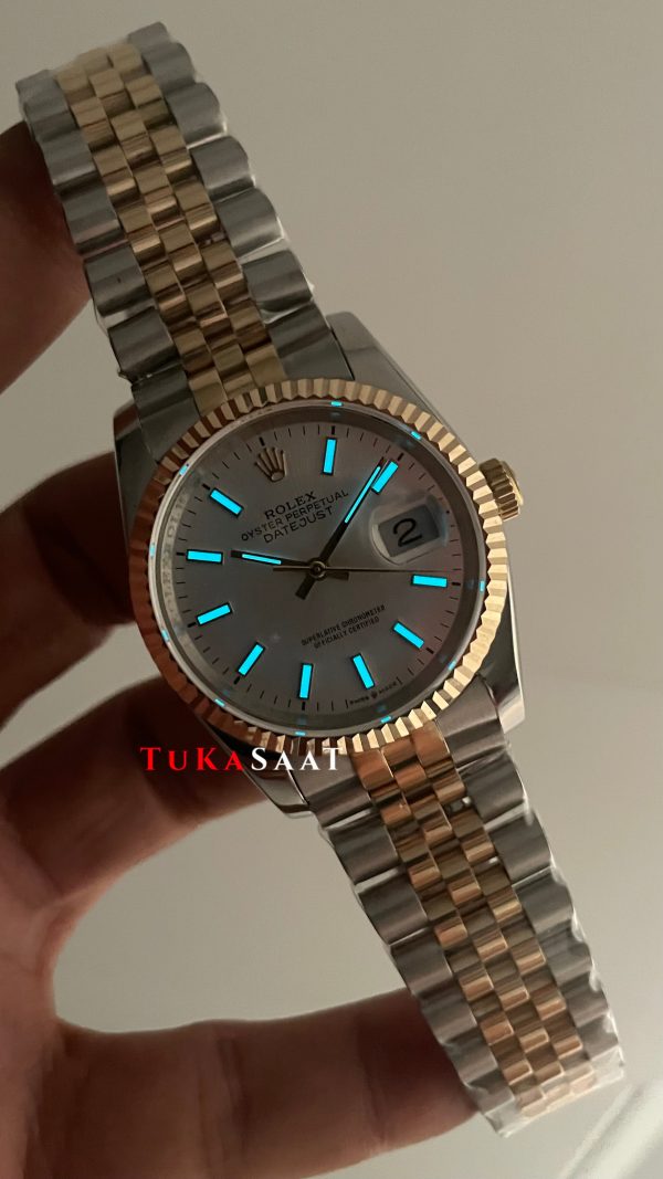 Rolex Datejust Beyaz Kadran 126233 Jubilee Two Tone Gold 36mm Kadın Kol Saati Rolex Datejust Beyaz Kadran 126233 Jubilee Two Tone Gold 36mm Kadın Kol Saati