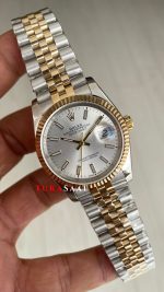 Rolex Datejust Beyaz Kadran 126233 Jubilee Two Tone Gold 36mm Kadın Kol Saati