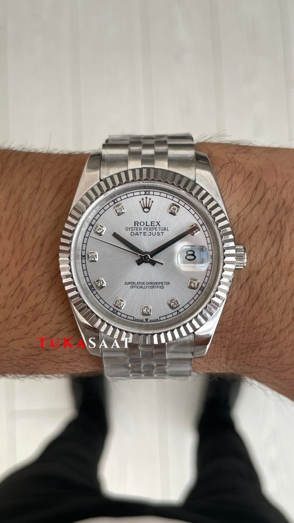 Rolex Datejust Beyaz Taşlı 126334 White Diamond Jubilee 41mm Replika Saat Rolex Datejust Beyaz Taşlı 126334 White Diamond Jubilee 41mm Replika Saat
