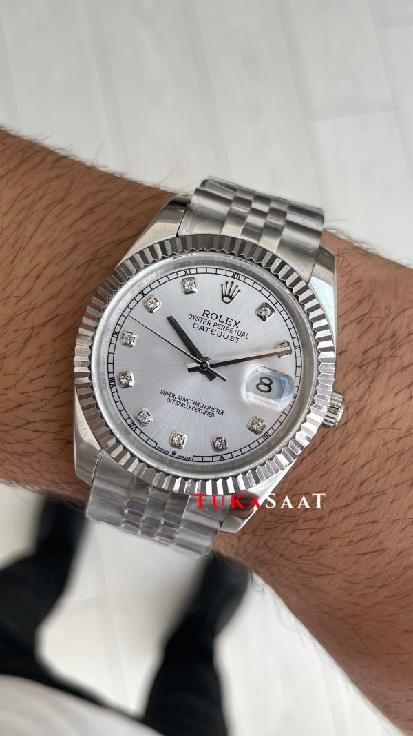 Rolex Datejust Beyaz Taşlı 126334 White Diamond Jubilee 41mm Replika Saat Rolex Datejust Beyaz Taşlı 126334 White Diamond Jubilee 41mm Replika Saat