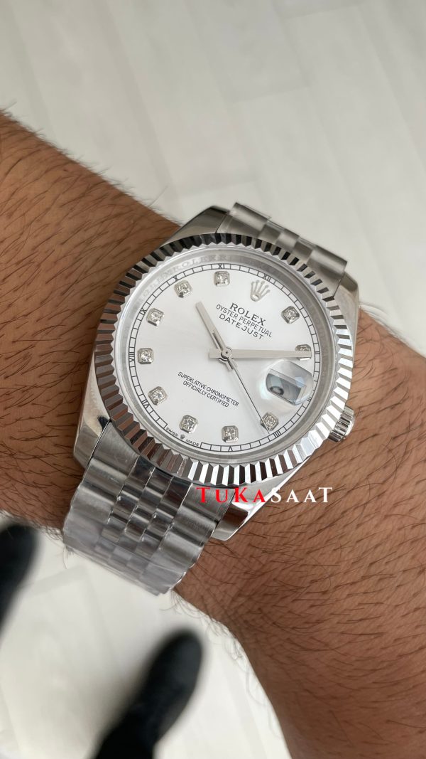 Rolex Datejust Beyaz Taşlı 126334 White Diamond Jubilee 41mm Replika Saat Rolex Datejust Beyaz Taşlı 126334 White Diamond Jubilee 41mm Replika Saat