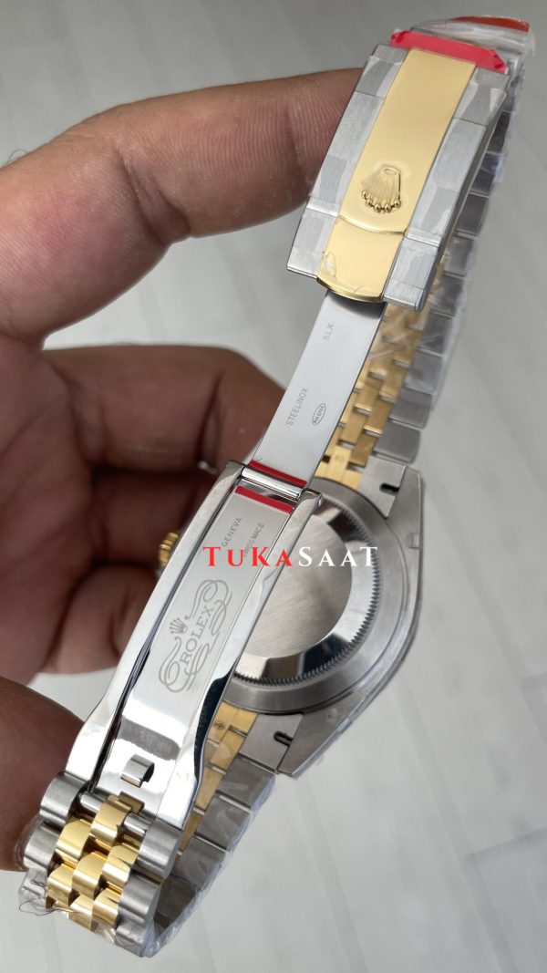 Rolex Datejust Champagne Diamond Dial 126333 Jubilee Two Tone Gold 41mm Swiss ETA Saat Copy Clean Rolex Datejust Champagne Diamond Dial 126333 Jubilee Two Tone Gold 41mm Swiss ETA Saat Copy Clean