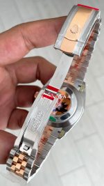 Rolex Datejust Chocolate 126331 Jubilee Rose Two Tone 41mm DD3235 V2 Super Clone Swiss ETA Saat AR Factory