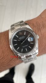 Rolex Datejust Gri Kadran 126334 Oyster Rhodium Grey 41mm Replika Saat