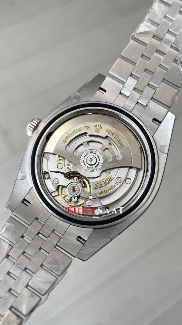 Rolex Datejust Gri Taşlı 126334 Jubilee Dark Rhodium Diamond Dial 41mm Swiss ETA Saat Copy Clean