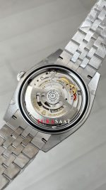 Rolex Datejust Gri Taşlı 126334 Jubilee Dark Rhodium Diamond Dial 41mm Swiss ETA Saat Copy Clean