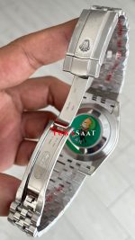 Rolex Datejust Gri Taşlı 126334 Jubilee Dark Rhodium Diamond Dial 41mm Swiss ETA Saat Copy Clean
