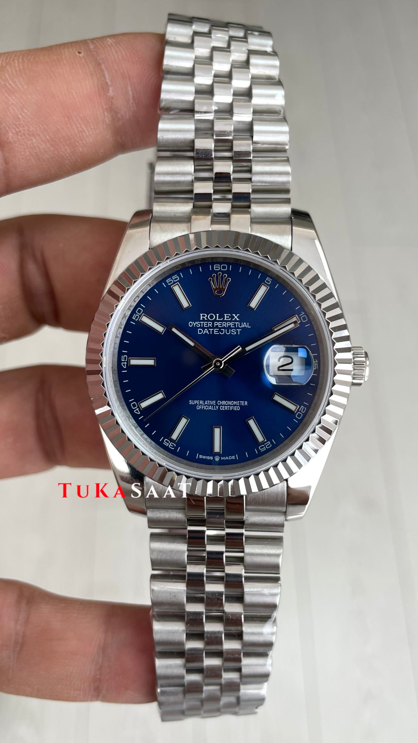 Rolex Datejust Mavi 126334 Jubilee Blue 41mm Replika Saat Rolex Datejust Mavi 126334 Jubilee Blue 41mm Replika Saat