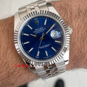 Rolex Datejust Mavi 126334 Jubilee Blue 41mm Replika Saat