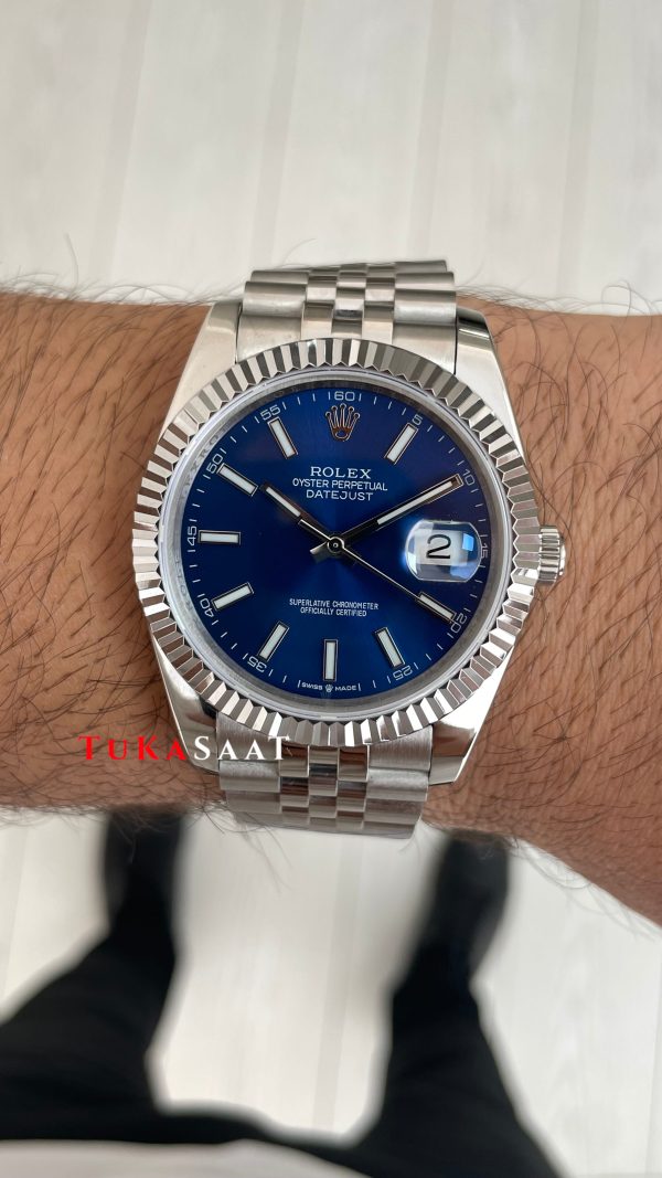 Rolex Datejust Mavi 126334 Jubilee Blue 41mm Replika Saat Rolex Datejust Mavi 126334 Jubilee Blue 41mm Replika Saat