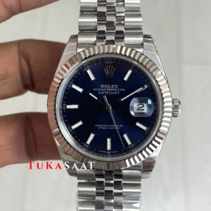 Rolex Datejust Mavi 126334 Jubilee Blue Dial 41mm Swiss ETA Saat Copy Clean