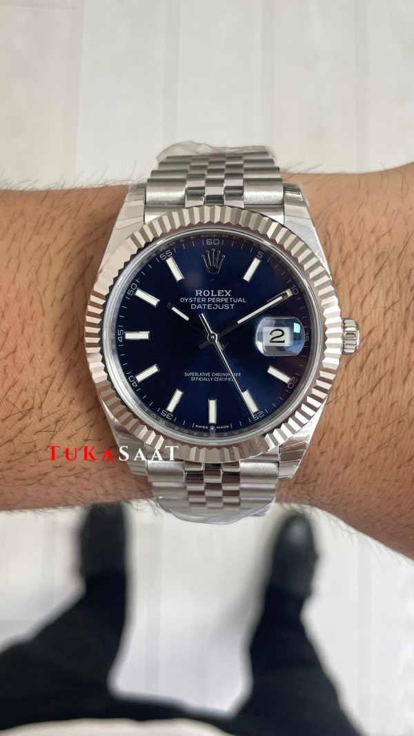 Rolex Datejust Mavi 126334 Jubilee Blue Dial 41mm Swiss ETA Saat Copy Clean Rolex Datejust Mavi 126334 Jubilee Blue Dial 41mm Swiss ETA Saat Copy Clean