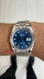 Rolex Datejust Mavi Taşlı 126334 Blue Diamond Jubilee 41mm Replika Saat
