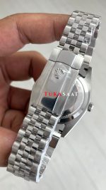 Rolex Datejust Rhodium 126334 Jubilee Gri Kadran 41mm Replika Saat