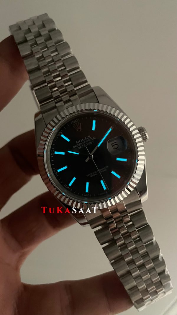 Rolex Datejust Rhodium 126334 Jubilee Gri Kadran 41mm Replika Saat Rolex Datejust Rhodium 126334 Jubilee Gri Kadran 41mm Replika Saat