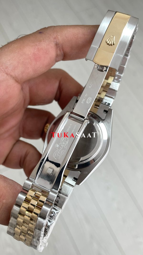 Rolex Datejust Siyah Taşlı 126333 Jubilee Diamond Black Dial Two Tone Gold Black 41mm Replika Saat Rolex Datejust Siyah Taşlı 126333 Jubilee Diamond Black Dial Two Tone Gold Black 41mm Replika Saat