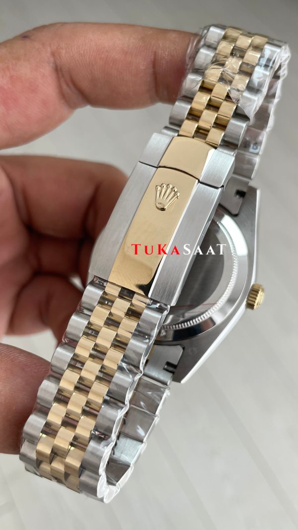 Rolex Datejust Siyah Taşlı 126333 Jubilee Diamond Black Dial Two Tone Gold Black 41mm Replika Saat Rolex Datejust Siyah Taşlı 126333 Jubilee Diamond Black Dial Two Tone Gold Black 41mm Replika Saat