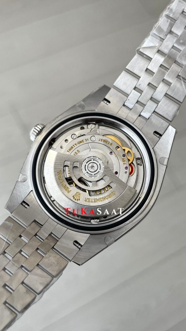 Rolex Datejust Siyah Taşlı 126334 Jubilee Black Diamond Dial 41mm Swiss ETA Saat Copy Clean