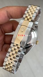 Rolex Datejust Siyah Taşlı 126233 Lady Jubilee 36mm Diamond Black Two Tone Gold Kadın Saati