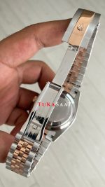 Rolex Datejust Sundust 126331 Jubilee 41mm Two Tone Rose Replika Saat
