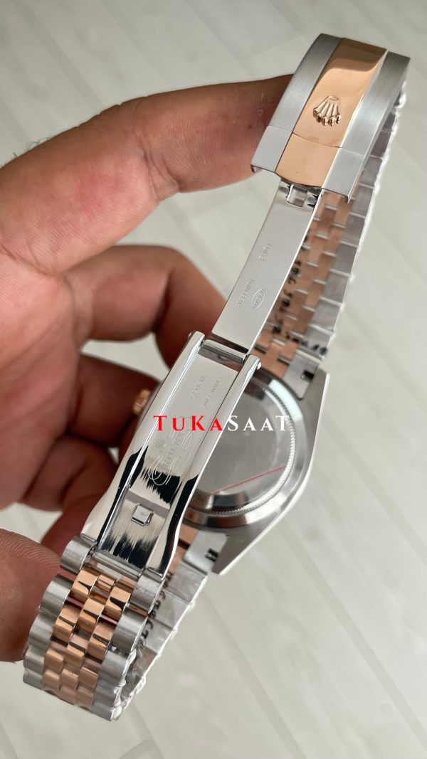 Rolex Datejust Sundust 126331 Jubilee 41mm Two Tone Rose Replika Saat Rolex Datejust Sundust 126331 Jubilee 41mm Two Tone Rose Replika Saat