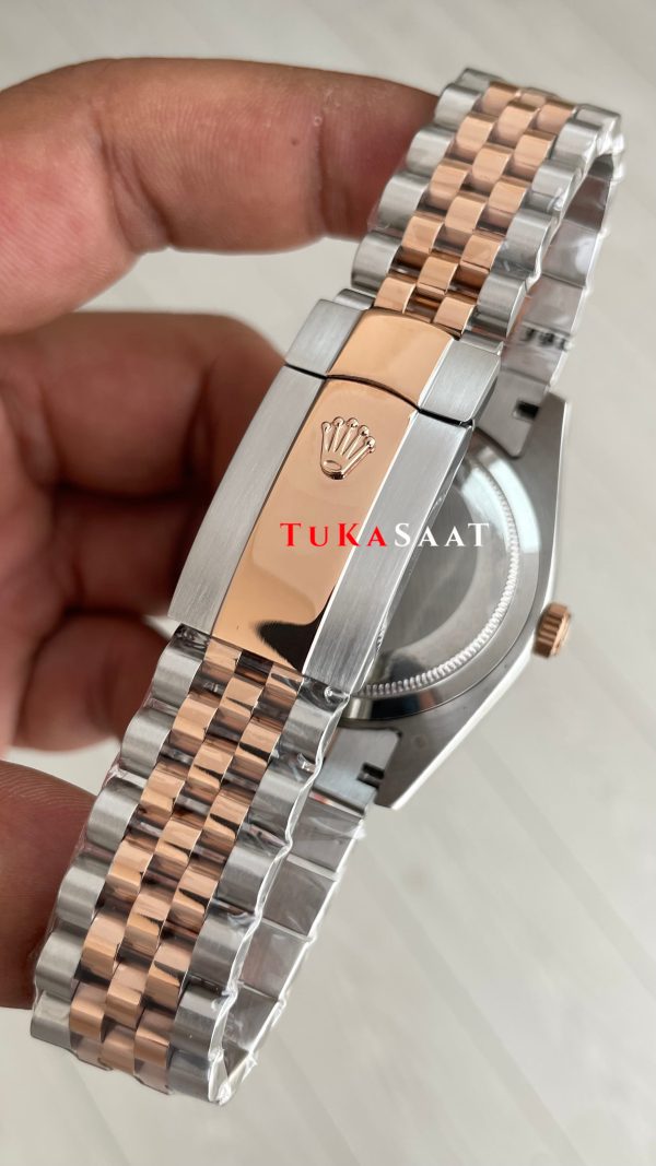 Rolex Datejust Sundust 126331 Jubilee 41mm Two Tone Rose Replika Saat Rolex Datejust Sundust 126331 Jubilee 41mm Two Tone Rose Replika Saat