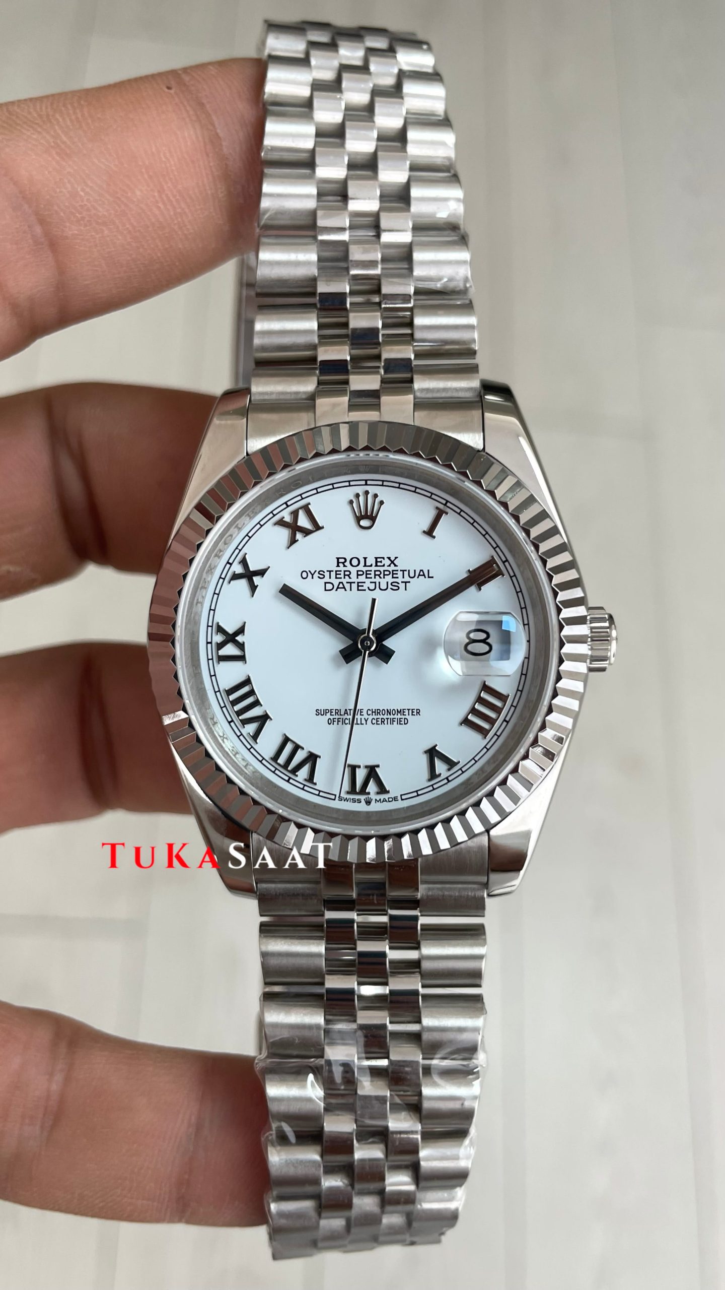 Rolex Datejust White Romen 126334 Jubilee Beyaz Romen Kadran 41mm Replika Saat Rolex Datejust White Romen 126334 Jubilee Beyaz Romen Kadran 41mm Replika Saat