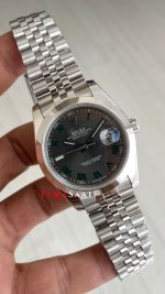 Rolex Datejust Wimbledon 126300 Smooth Bezel Jubilee 41mm Replika Saat