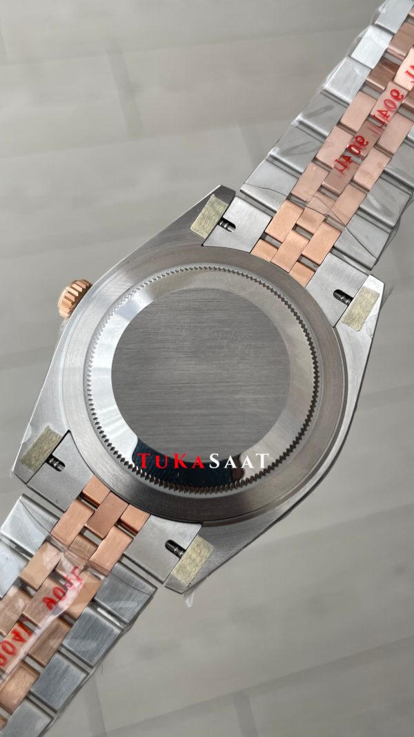 Rolex Datejust Wimbledon 126331 Jubilee Rose Two Tone 41mm DD3235 V2 Super Clone Swiss ETA Saat AR Factory