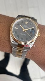 Rolex Datejust Wimbledon 126333 Oyster 41mm Replika Saat