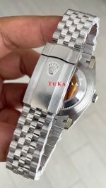 Rolex Datejust Wimbledon 126334 Jubilee 41mm DD3235 V2 Super Klon Swiss ETA Saat AR Factory