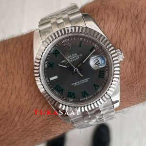Rolex Datejust Wimbledon 126334 Jubilee 41mm Replika Saat