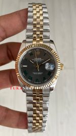 Rolex Datejust Wimbledon 126333 Jubilee Two Tone Gold 41mm Replika Saat