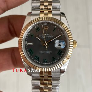 Rolex Datejust Wimbledon 126333 Jubilee Two Tone Gold 41mm Replika Saat