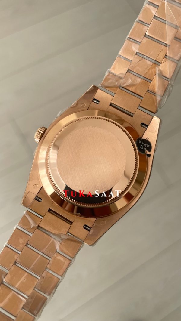 Rolex Day Date Yeşil 228235 Olive Green 40mm Rosegold Swiss ETA Saat GS Factory