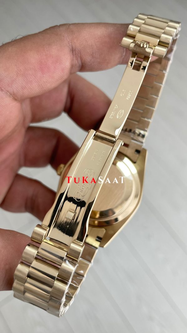 Rolex Day Date Yeşil 228238 Ombre Green Gold 40mm Replika Saat