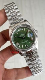 Rolex Day Date Yeşil Kadran 228239 Olive Green 40mm Replika Saat